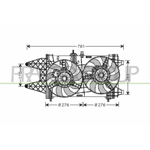 PRASCO L&uuml;fter, Motork&uuml;hlung PrascoSelection FT133F006
