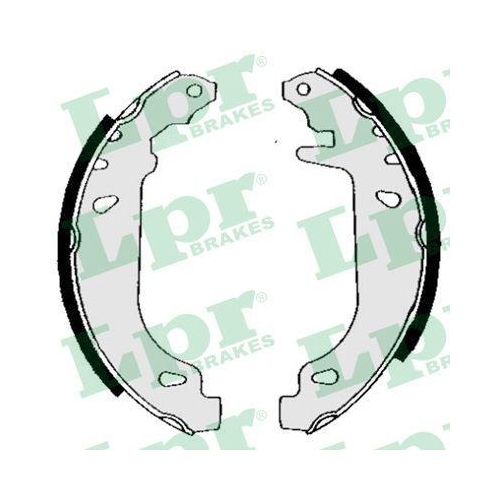 LPR Bremsbackensatz 04880