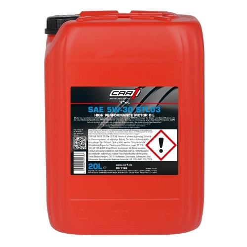 Motor&ouml;l Motoren&ouml;l CAR1 SAE 5W-30 STL03 - 20 Liter Kanister CO 1169