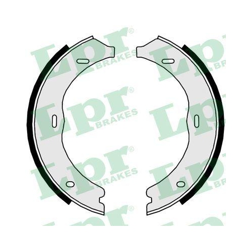 LPR Bremsbackensatz, Feststellbremse