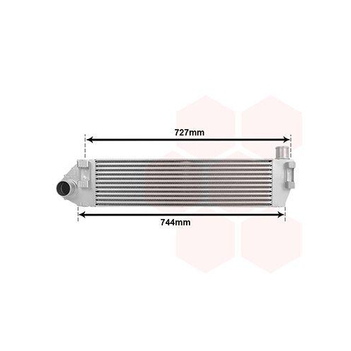 VAN WEZEL Ladeluftk&uuml;hler 43004482