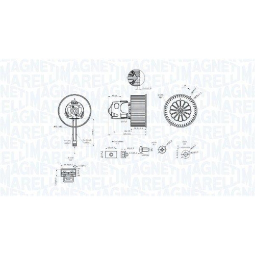 MAGNETI MARELLI Innenraumgebl&auml;se 069412344010