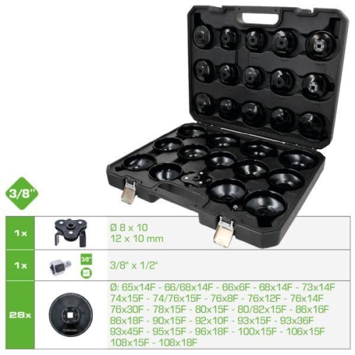 KS TOOLS &Ouml;lfilterschl&uuml;sselsatz 512.5075
