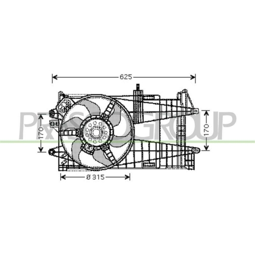 PRASCO L&uuml;fter, Motork&uuml;hlung PrascoSelection FT133F007