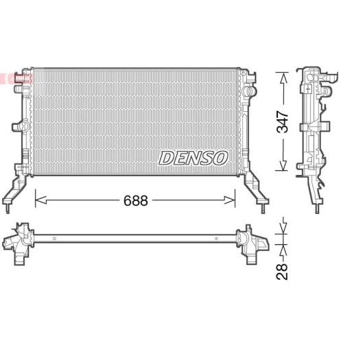 DENSO K&uuml;hler, Motork&uuml;hlung DRM23039