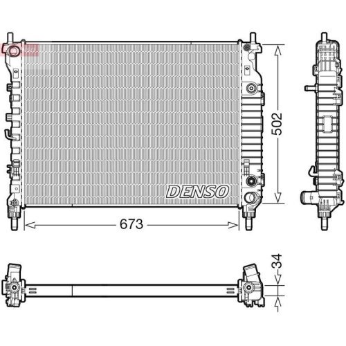 DENSO K&uuml;hler, Motork&uuml;hlung DRM20124