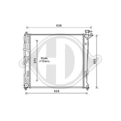 DIEDERICHS K&uuml;hler, Motork&uuml;hlung DIEDERICHS Climate DCM3719