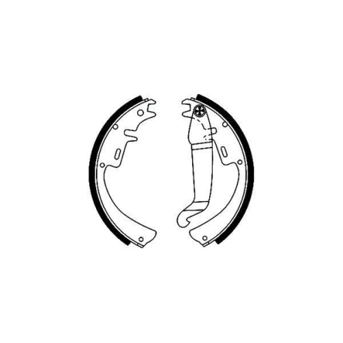 TEXTAR Bremsbackensatz 91012100