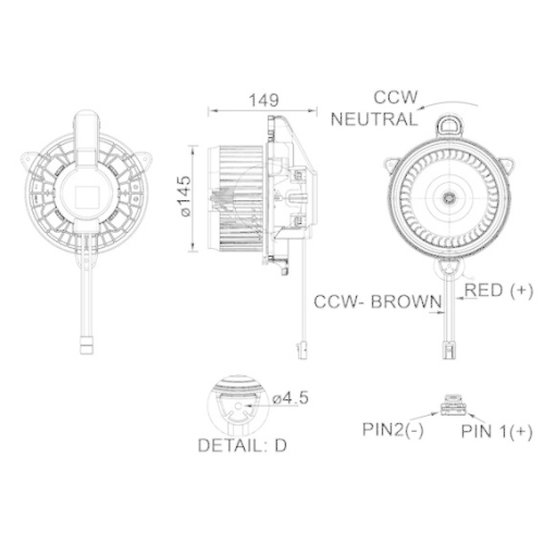 MAHLE Innenraumgebl&auml;se BEHR *** PREMIUM LINE *** AB 277 000P