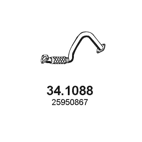 ASSO Abgasrohr 34.1088