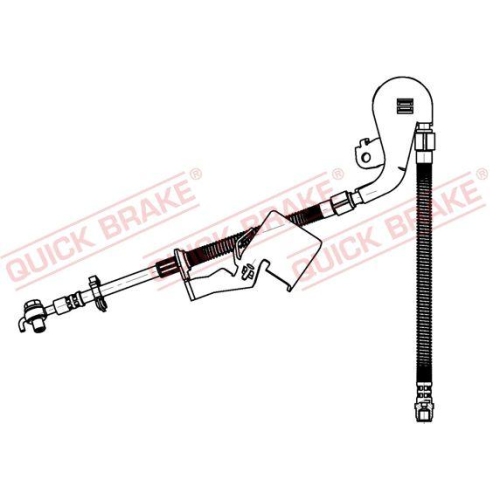 QUICK BRAKE Bremsschlauch 58.803X