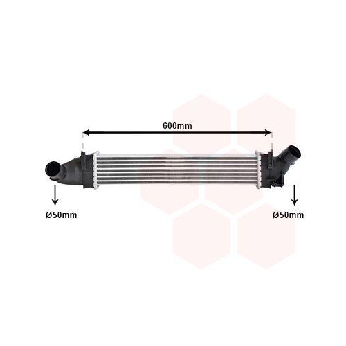 VAN WEZEL Ladeluftk&uuml;hler 43004496