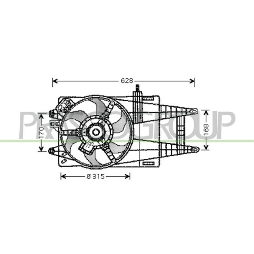 PRASCO L&uuml;fter, Motork&uuml;hlung PrascoSelection FT133F009