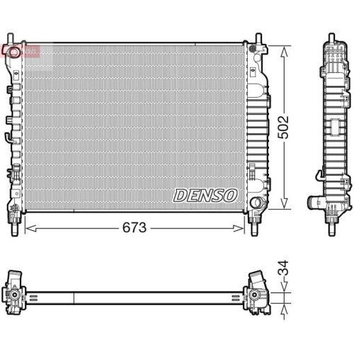 DENSO K&uuml;hler, Motork&uuml;hlung DRM20125