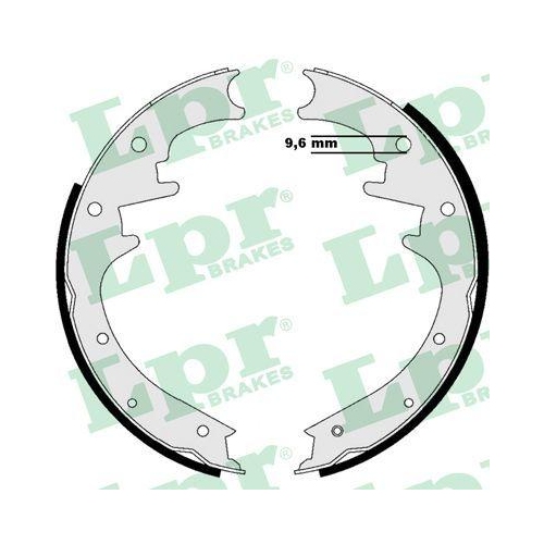LPR Bremsbackensatz 08990
