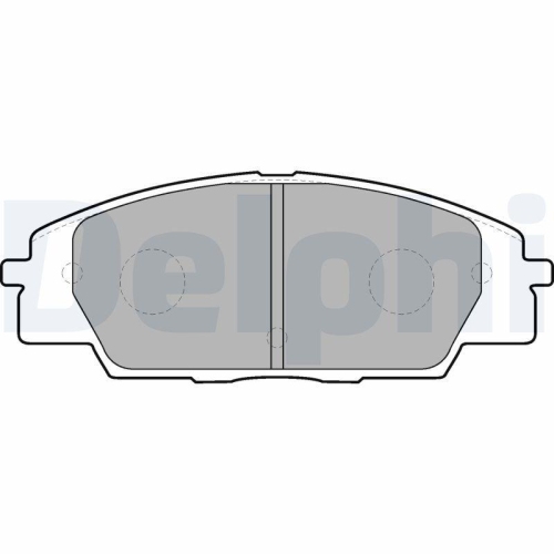 DELPHI Bremsbelagsatz, Scheibenbremse LP1559