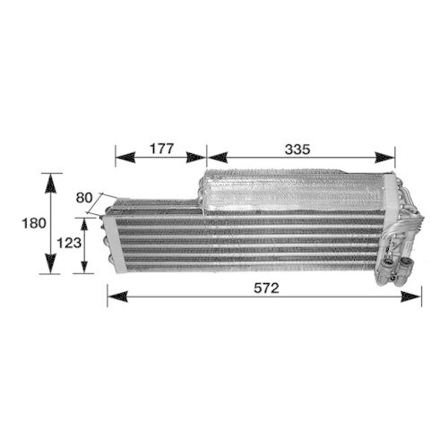 MAHLE Verdampfer, Klimaanlage BEHR AE 37 000S