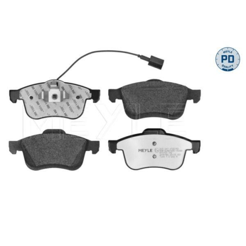 MEYLE Bremsbelagsatz, Scheibenbremse MEYLE-PD: Advanced performance and design. 025 247 2720/PD