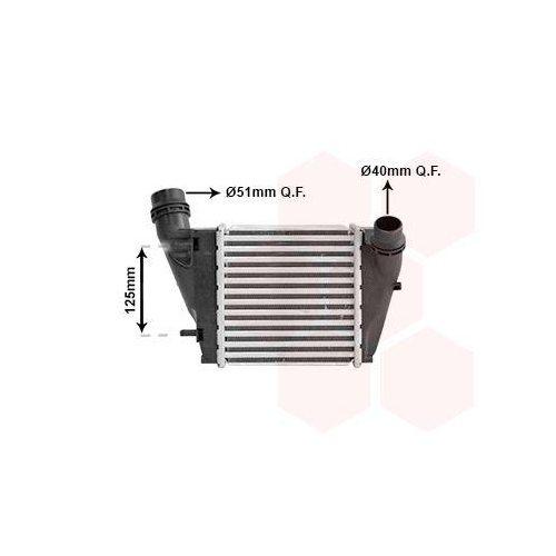 VAN WEZEL Ladeluftk&uuml;hler 43004552