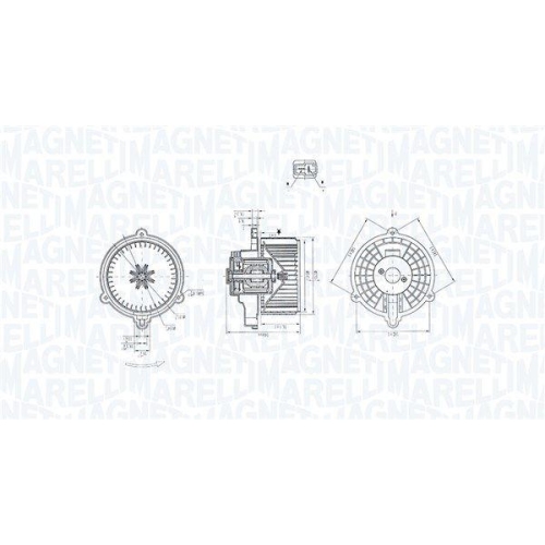 MAGNETI MARELLI Innenraumgebl&auml;se 069412384010