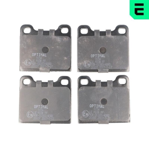 OPTIMAL Bremsbelagsatz, Scheibenbremse BP-09154
