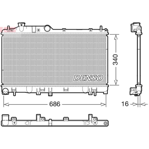 DENSO K&uuml;hler, Motork&uuml;hlung DRM36025