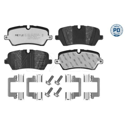 MEYLE Bremsbelagsatz, Scheibenbremse MEYLE-PD: Advanced performance and design. 025 257 2016/PD