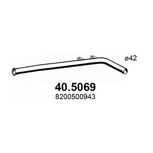 ASSO Abgasrohr 40.5069