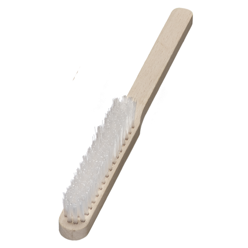 LESSMANN Feinb&uuml;rste L&auml;nge 225 mm 0,30 mm Nylon Besatzl&auml;nge 110 mm 4reihig 126451