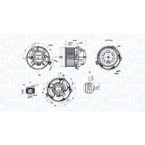 MAGNETI MARELLI Innenraumgebl&auml;se 069412389010