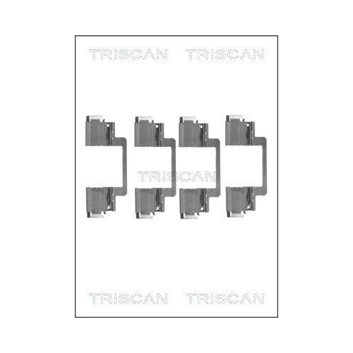 TRISCAN Zubeh&ouml;rsatz, Scheibenbremsbelag 8105 231608