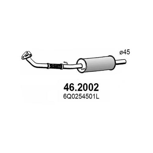 ASSO Vorschalldämpfer 46.2002