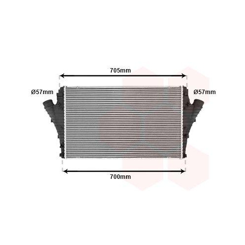 VAN WEZEL Ladeluftk&uuml;hler 47004068