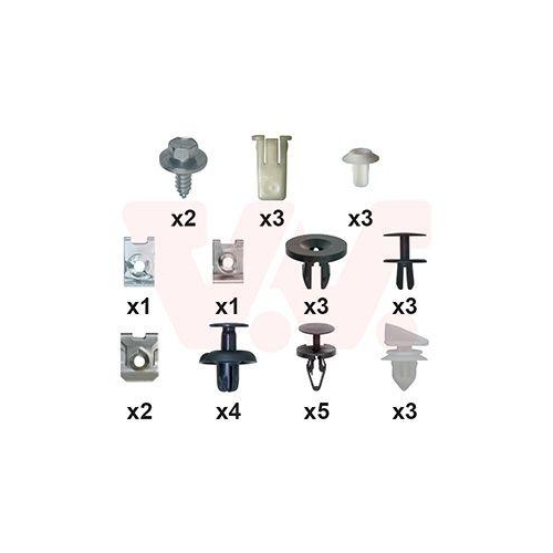 VAN WEZEL Montagesatz, Kotfl&uuml;gel 1966796