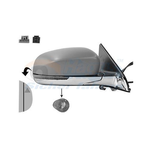 VAN WEZEL Au&szlig;enspiegel * HAGUS * 2128826