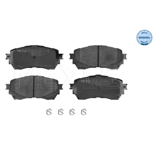 MEYLE Bremsbelagsatz, Scheibenbremse MEYLE-ORIGINAL: True to OE. 025 257 2516