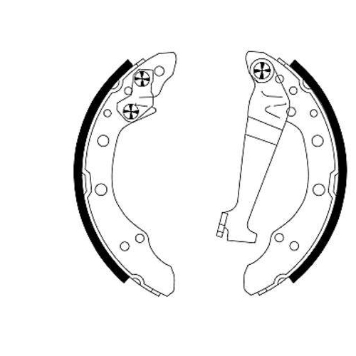 TEXTAR Bremsbackensatz 91018300