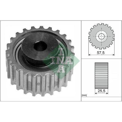 Schaeffler INA Umlenk-/F&uuml;hrungsrolle, Zahnriemen 532 0387 20