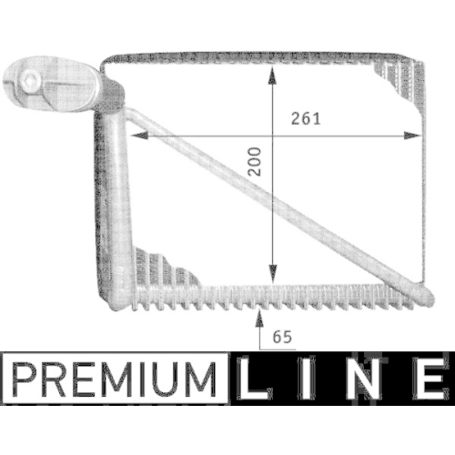 MAHLE Verdampfer, Klimaanlage BEHR *** PREMIUM LINE *** AE 48 000P