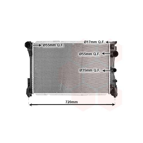 VAN WEZEL Kühler, Motorkühlung 30002693