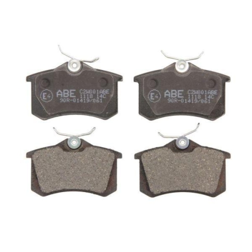 ABE Bremsbelagsatz, Scheibenbremse C2W001ABE