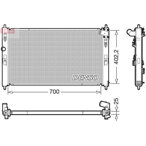 DENSO K&uuml;hler, Motork&uuml;hlung DRM45053