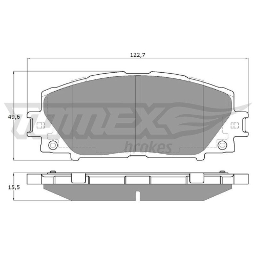 TOMEX Brakes Bremsbelagsatz, Scheibenbremse TX 19-35