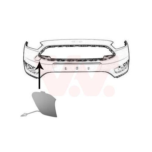 VAN WEZEL Klappe, Abschlepphaken ** Equipart ** 1947587