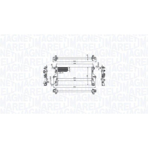 MAGNETI MARELLI K&uuml;hler, Motork&uuml;hlung 350213215100