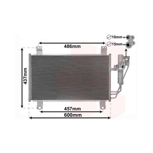 VAN WEZEL Kondensator, Klimaanlage 27015701