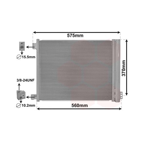 VAN WEZEL Kondensator, Klimaanlage 13015701