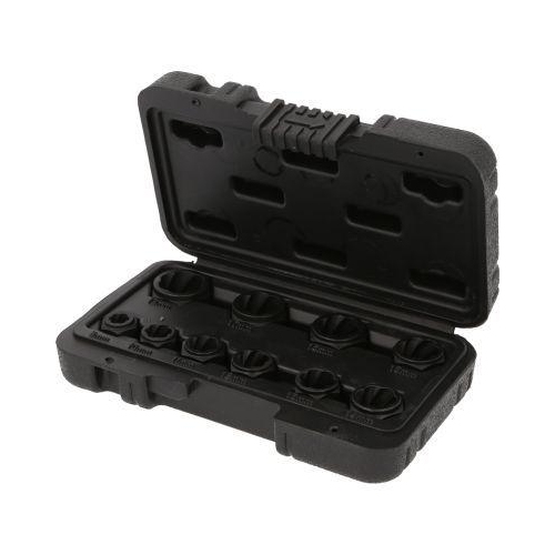Spiral-Profil-Steckmuttern-Satz, 10-tlg, M8-M19 KS TOOLS 913.3880