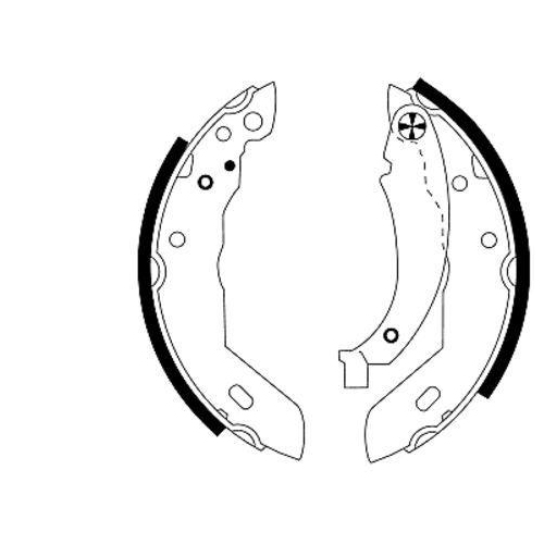 TEXTAR Bremsbackensatz 91031200