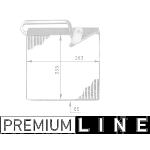 MAHLE Verdampfer, Klimaanlage BEHR *** PREMIUM LINE *** AE 51 000P